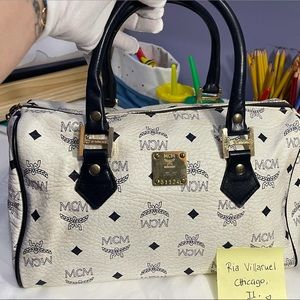 Preloved Authentic MCM Boston/Speedy type